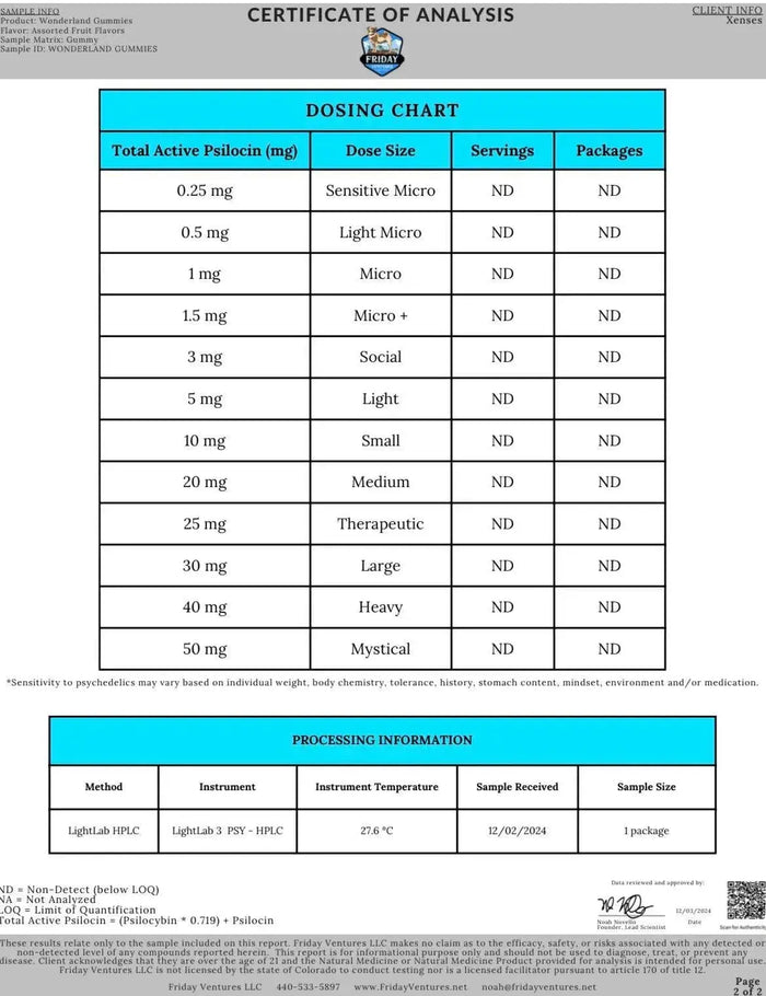 Wonderland Magic Mushroom Blend | Assorted Fruit Wonderland