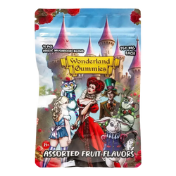 Wonderland Magic Mushroom Blend Gummies Assorted Fruit 