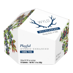 Wyld Delta 9 Gummies |Huckleberry | Hybrid Super Greens Hemp Co