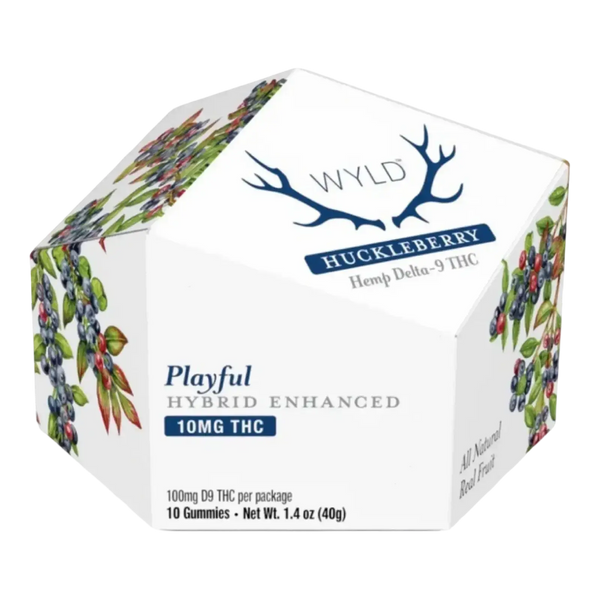 Wyld Delta 9 Gummies |Huckleberry | Hybrid Super Greens Hemp Co