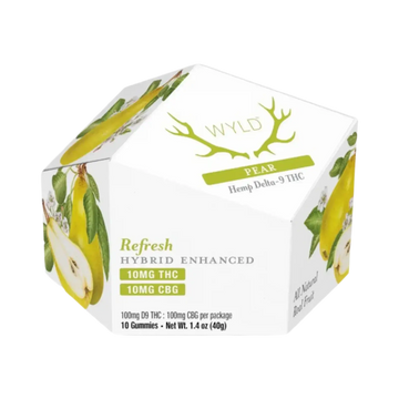 Wyld Gummies Pear Super Greens Hemp Co