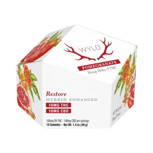 Wyld Gummies 1:1 THC:CBD | Pomegranate Super Greens Hemp Co