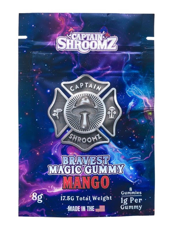 Captain Shroomz Magic Mushroom Bravest Gummies 