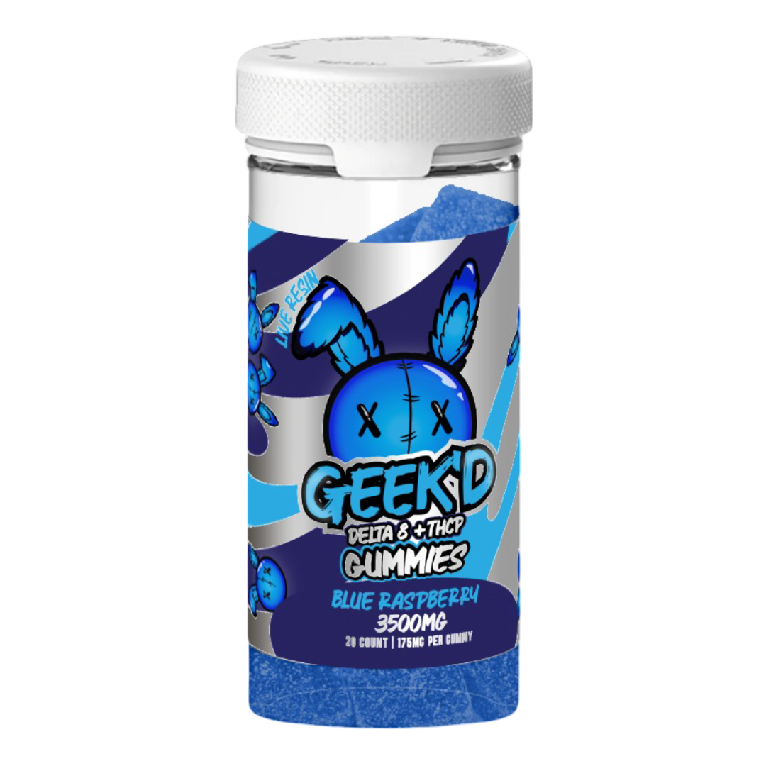 GEEK’D EXTRACTS GUMMIES | BLUE RASPBERRY