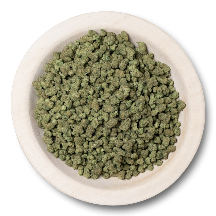 Lemon Snow Leopard Smalls THCa Flower top