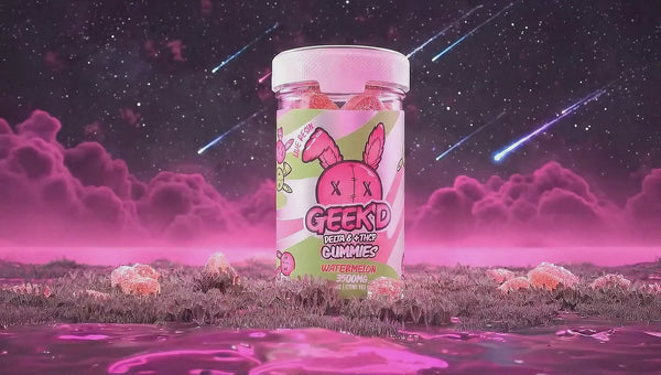 GEEK'D Delta 8 +THCP Gummies WaterMelon
