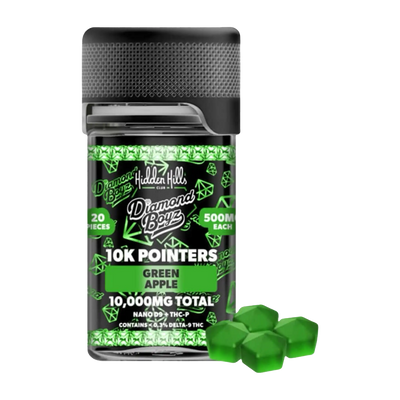 10G Diamond Boyz 10k Pointers | Green Apple 
