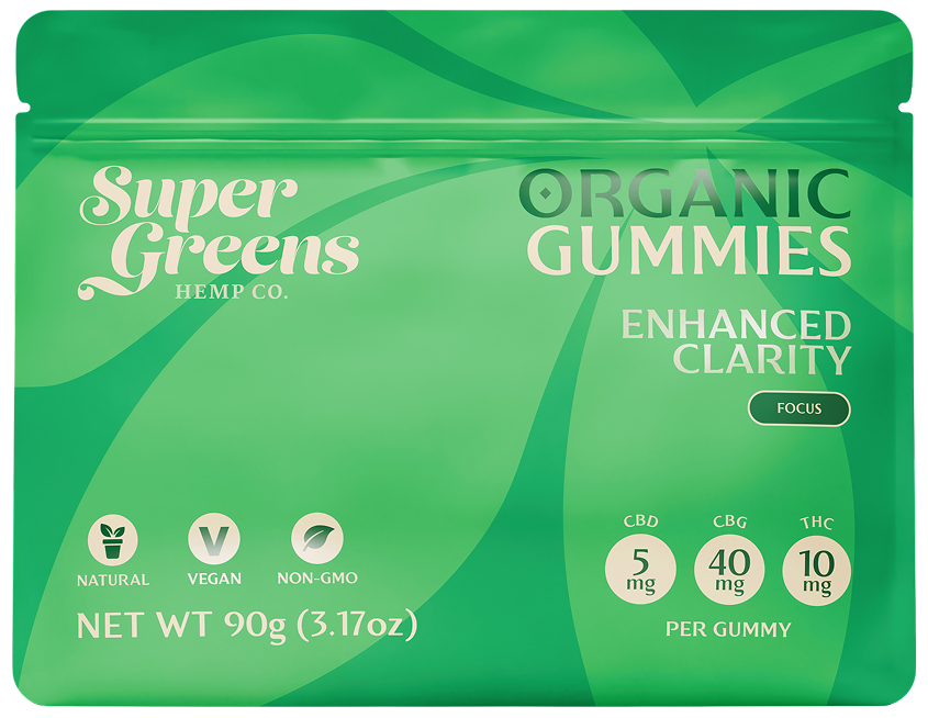 Super Greens Focus Gummies pack